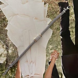 Silver Bracelet with stones